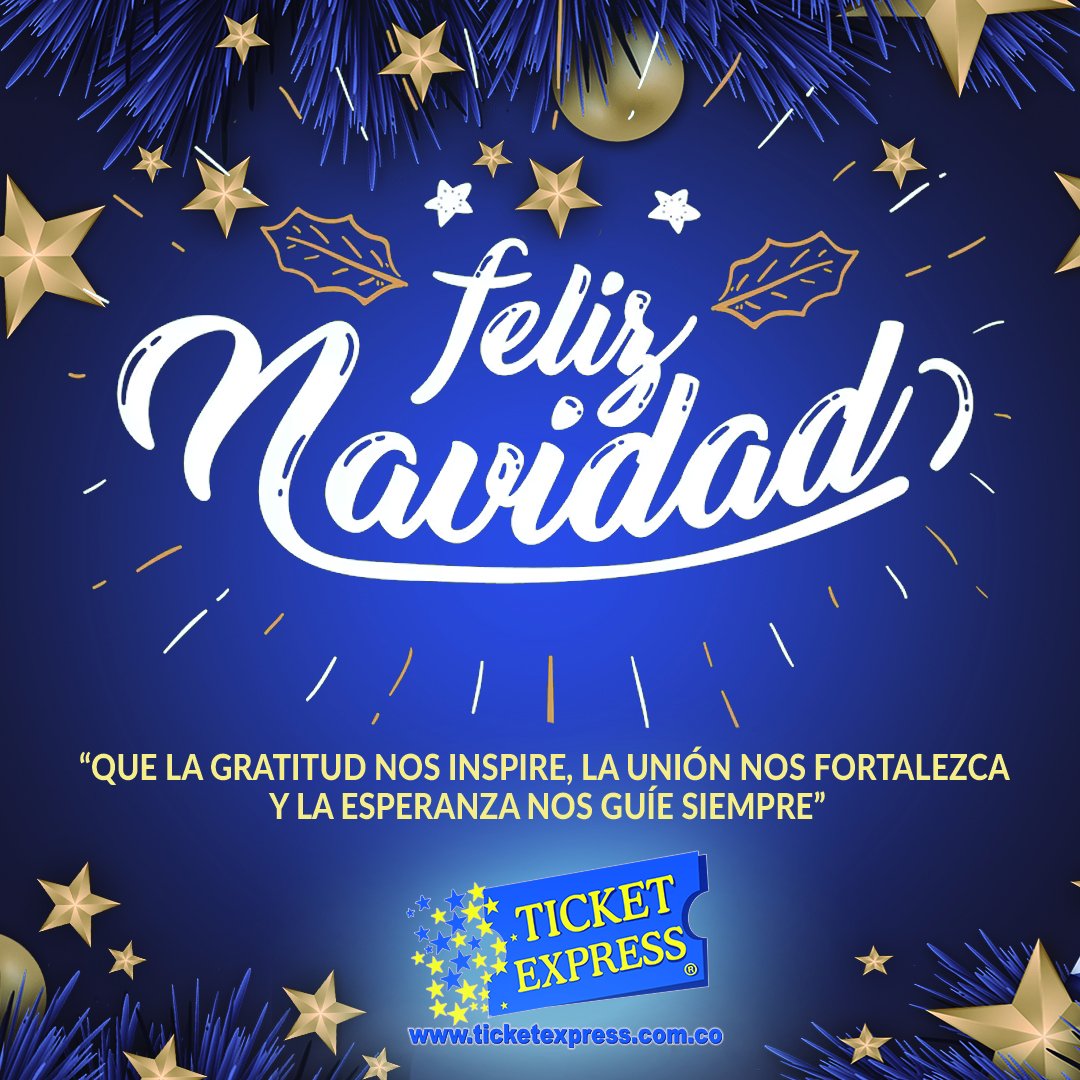 🌟Feliz Navidad 🎉🎄"Que la gratitud nos inspire, la unión nos fortalezca y la esperanza nos guíe siempre"
✨🎟️ticketexpress.com.co✨🎟️