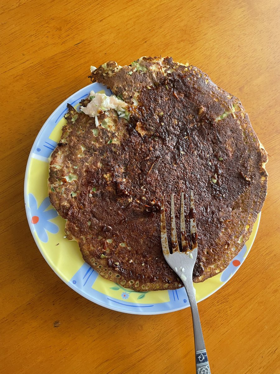 parthans's tweet image. Second Breakfast. The hobbit life. #okonomiyaki #nottoday #iguessicouldmakeitagain #goodolddays