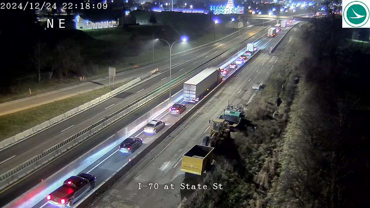 MUSKINGUM CO: I-70 East CLOSED at Fifth St (MM: 154.5), due to a crash. Use alternate route and check OHGO.com for updates.