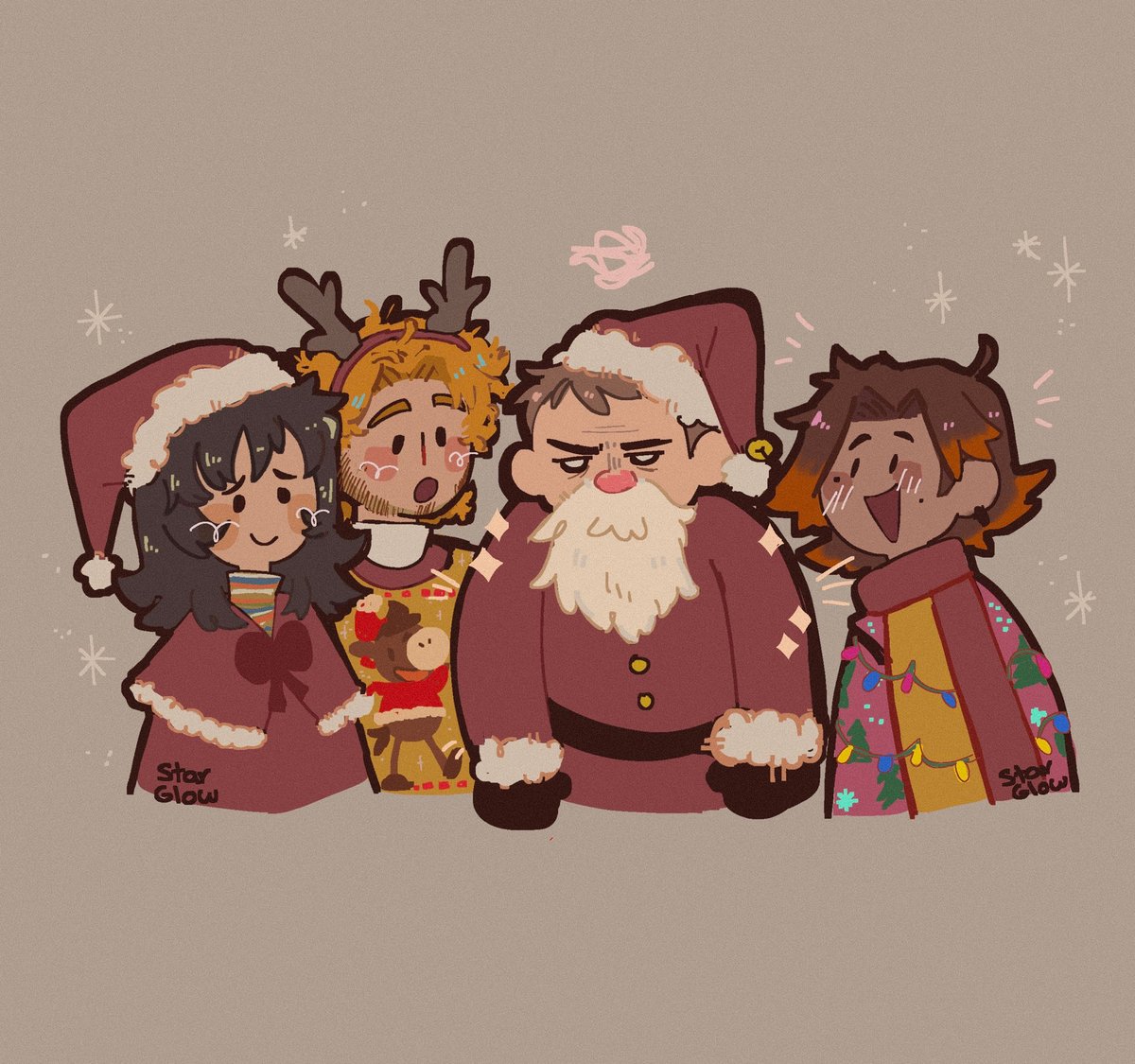 「Santa Swansea #Mouthwashing 」|StarGlow🌻@ LAYTON IS BACK☕のイラスト