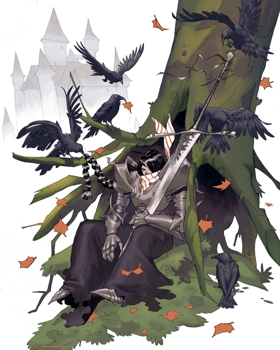 doublemacdouble's tweet image. #secretsanta for @JoWhoMakesArt  !
Merry Christmas.
#fantasyart