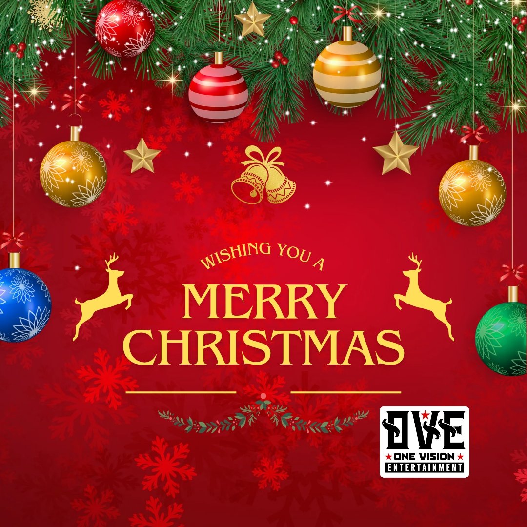 ove_recordlabel's tweet photo. 🎄✨ Wishing you all Merry Christmas filled with love, laughter and joy!

Here's to cherishing moments with loved ones and making memories that last a lifetime. 🎅🎁

#OVEMY #OneVisionEntertainment #MerryChristmas #HolidaySeason #SpreadTheJoy #ChristmasMagic https://t.co/Ze2eFMq4Ei