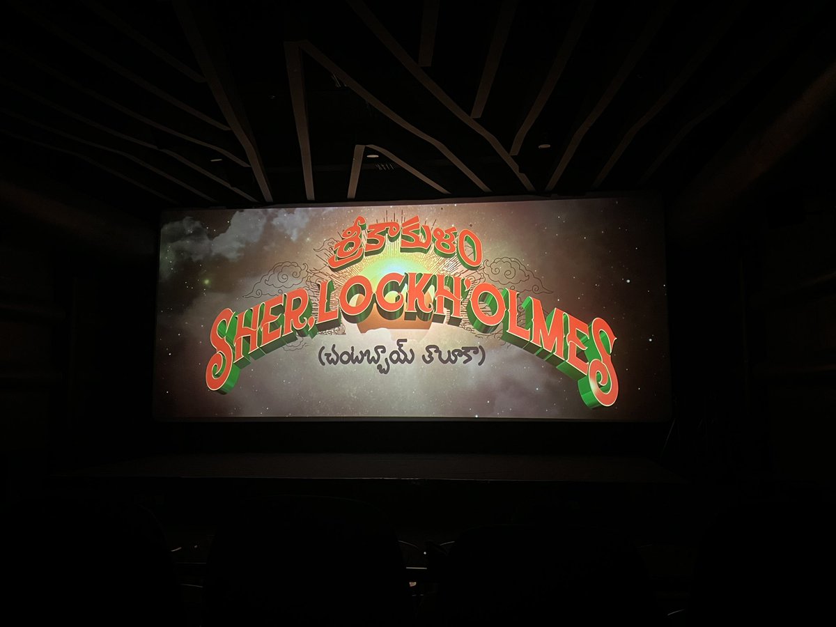 FilmyFocus's tweet photo. Show time: #SrikakulamSherlockHolmes 

Runtime: 125 Mins 

A film by #WriterMohan 

#VennelaKishore #AnanyaNagalla https://t.co/gghMVUNB66