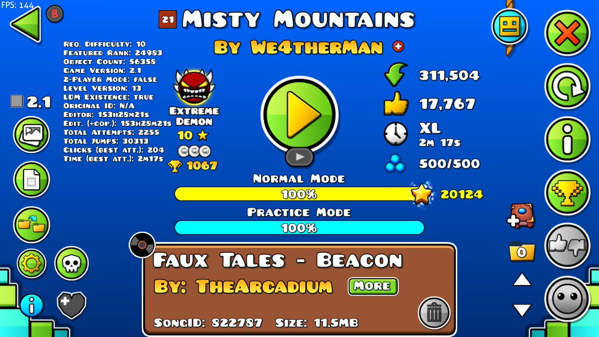 TheAnthonyck's tweet photo. 24/12/24 es la fecha en la que me he pasado mi primer extreme demon del juego!!

Hoy se termina una etapa, nunca pense que algun dia me pasaria un extreme demon y ni me sentia capaz de hacerlo pero hoy demuestro lo contrario, Feliz navidad a todos y prospero año nuevo!! :DD https://t.co/ibnAn4p1g8