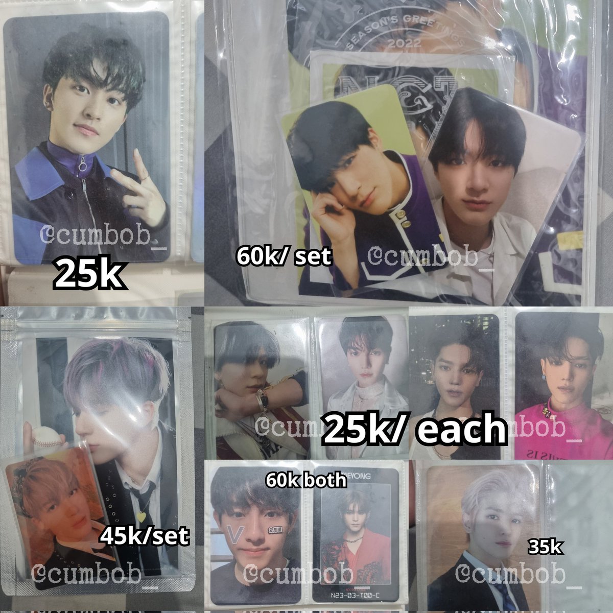 help like / rt

🖇 wts/ want to sell 🖇
aab jeno, taeyong murce
📦bisa oren, gratong, inc packing📦
tg. jeno, taeyong, card photopack 2022, jeno universe, aab jeno, aab taeyong, aab winwin tatto, aab mark, nct 127, nct, nct dream, wayv
#wts #wtb #jeno #taeyong #mark #winwin