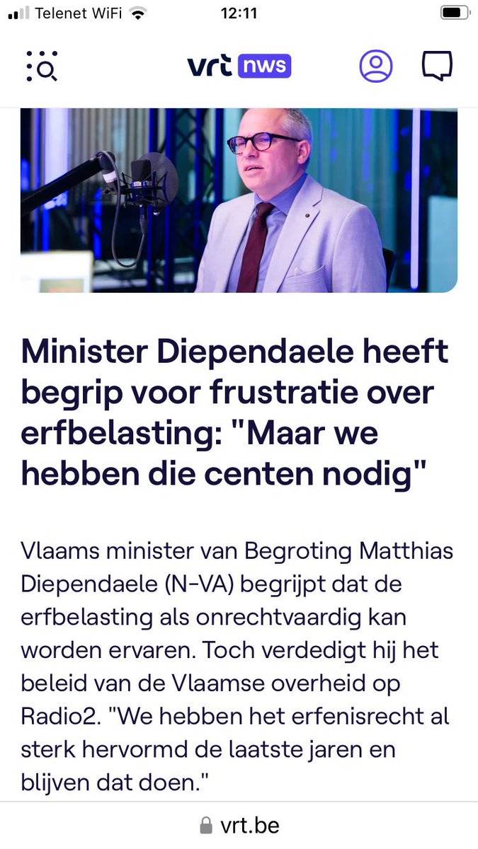 Vincent Vandeputte tweet media