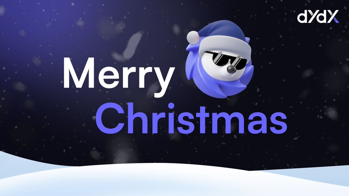 arcus_xyz's tweet photo. Merry Christmas from dYdX 🎄 https://t.co/xdT8xaQulq
