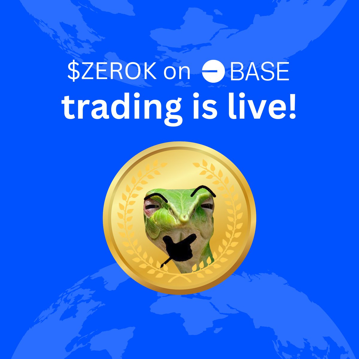 zerokiller_S's tweet photo. 🚀 The wait is over! 

🐍⚔0️⃣ $ZEROK on Base @base trading is live! 
🔥 Kill Zeros, Gain More

Contract $ZEROK on Base: 0x18E503a7C65248F144C344FbFa58DB4B2Bb7d3Cd 

🎯 Don’t miss out AND trade now!

#memecoin #crypto #ZEROKILLERS #CryptoMeme #ZEROK https://t.co/SNnRXXNLCl
