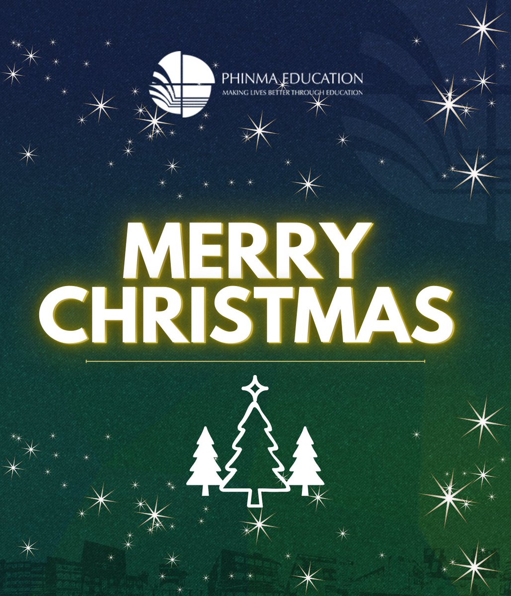 Merry Christmas! May we celebrate this season with hope, joy, and love!
#MakingLivesBetterThroughEducation