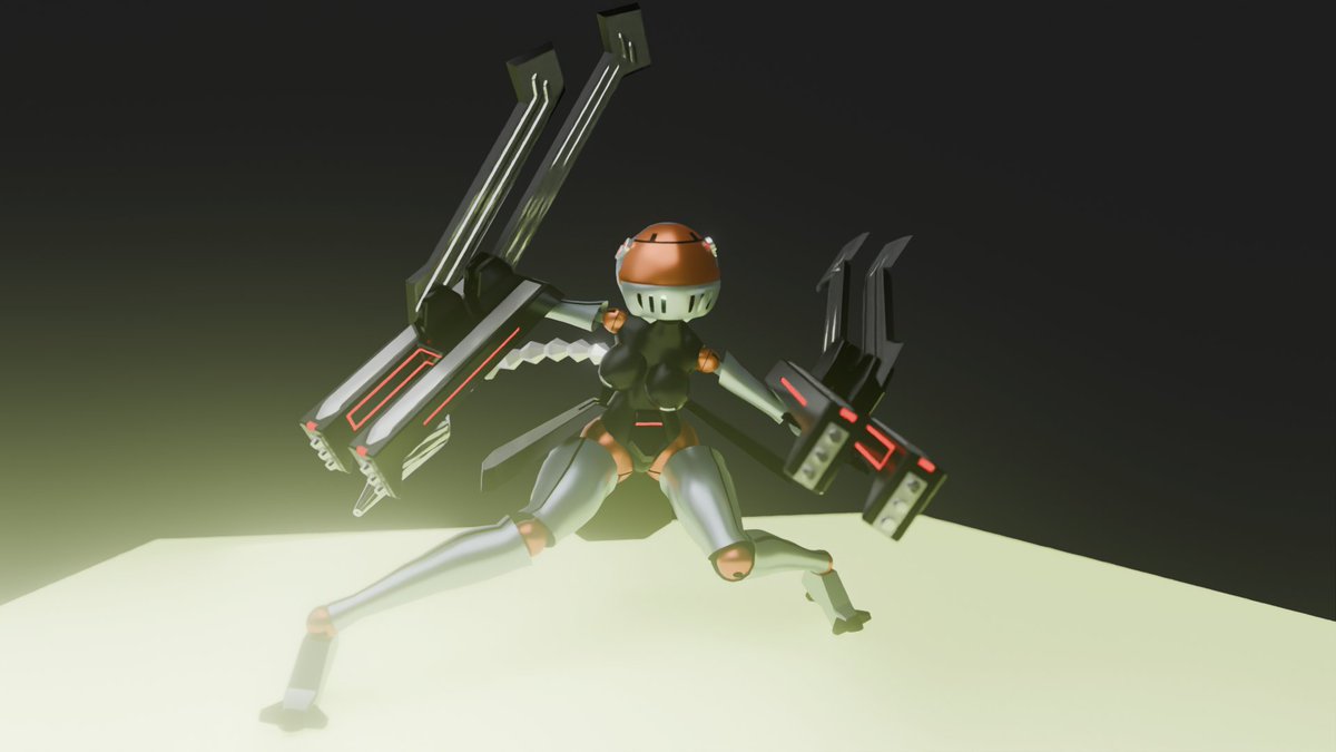 Raven20135086's tweet image. プロフィール更新
blenderで好きなメカ(ACやメダロット)、メカ娘の製作進捗やショート動画を投稿しています。ときどきUnityで遊んだりもします
リンクはリプへ