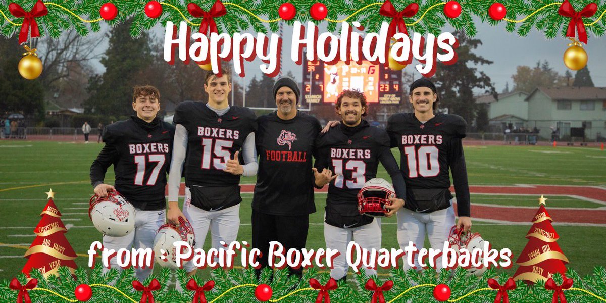 Happy holidays!! <a href="/CoachJCraft/">Coach Jim Craft</a> <a href="/Boxer_Football/">Pacific Football</a>