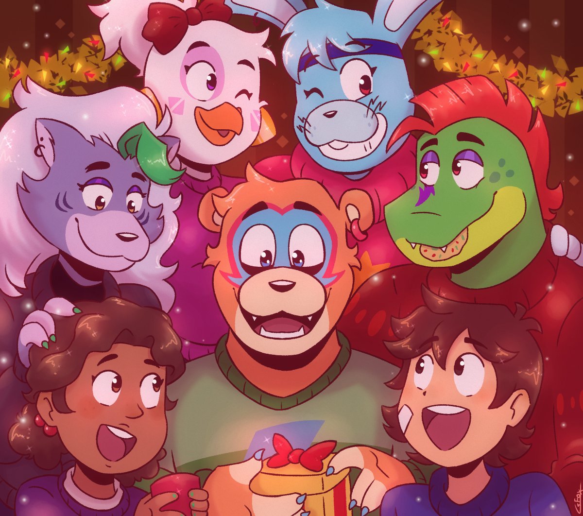 Merry Christmas!! 🎄🎁✨
#fnaf #fnafsecuritybreach