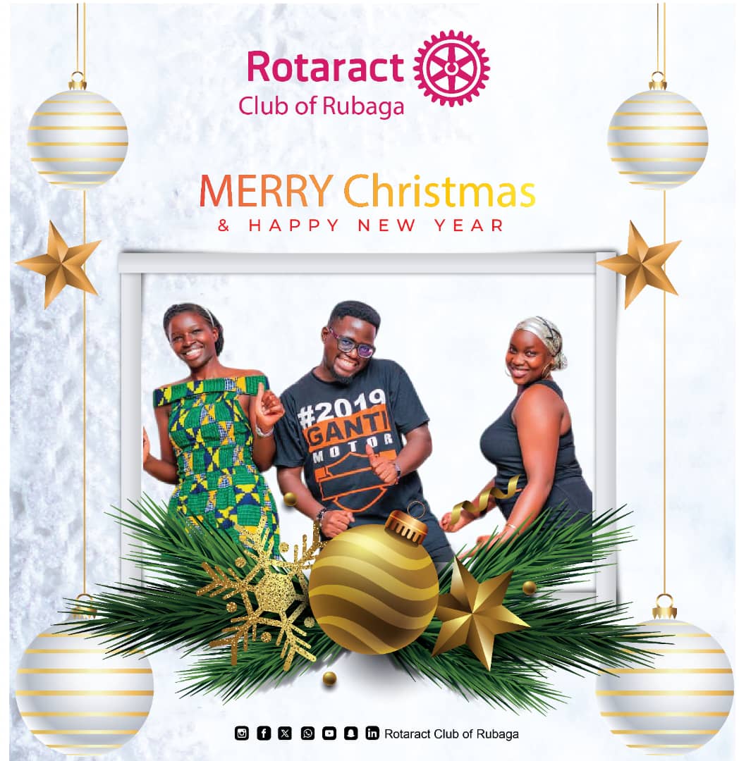 Merry Christmas from the Rotaract Club of Rubaga (<a href="/RotaractRubaga/">Rotaract Club of Rubaga</a>). 

Let the birth of the saviour sow seeds of joy, success, happiness, empathy, and blessings. 

Enjoy the day. 
Celebrate the day. 

#PRTeam
#TheElites
#TheRubagaWay 
#RotaractRubaga
#RubagaChristamas