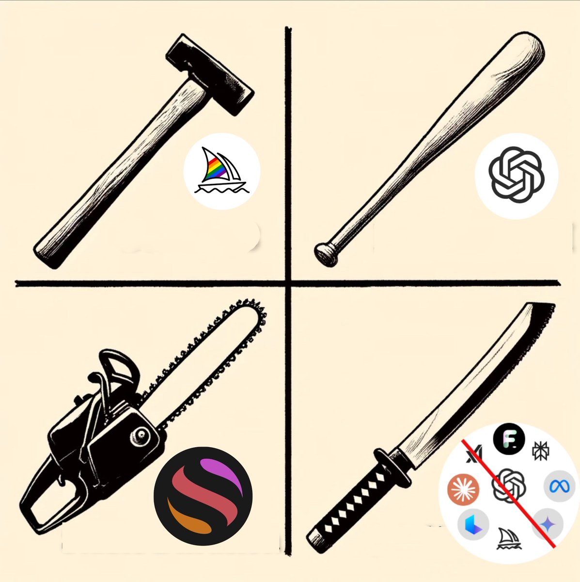 hey_mujeebahmed's tweet image. Stop wasting money on ChatGPT, Claude, Gemini, Llama, Grok, Midjourney, Ideogram, Flux, Perplexity, and Luma every month.

I just discovered an all-in-one AI tool that&apos;s 10x better!

OPEN THIS↓