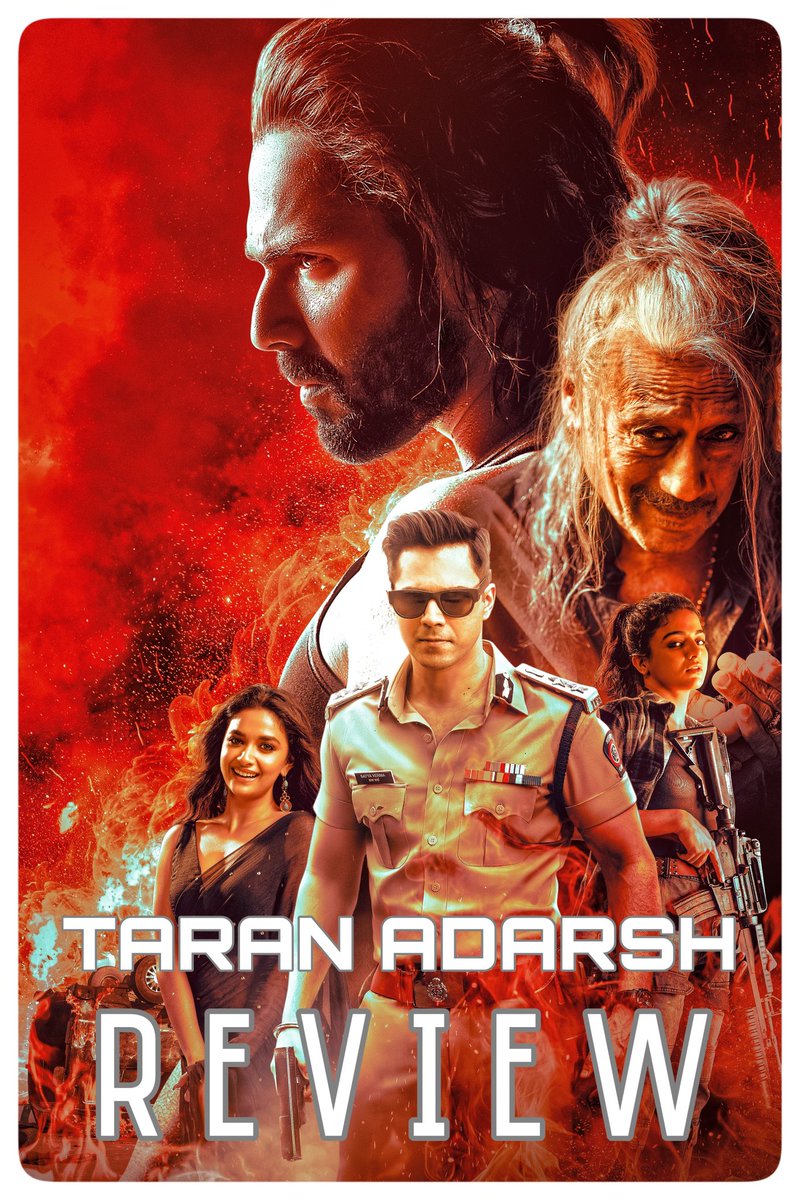 #OneWordReview...
#BabyJohn: MASS-MASALA.
Rating: ⭐️⭐️⭐️½
Hardcore mass entertainer packaged with striking action pieces... Boasts of some solid, clapworthy moments, despite tried-and-tested formula... #VarunDhawan, in mass mode, in super form. #BabyJohnReview

An adaptation of