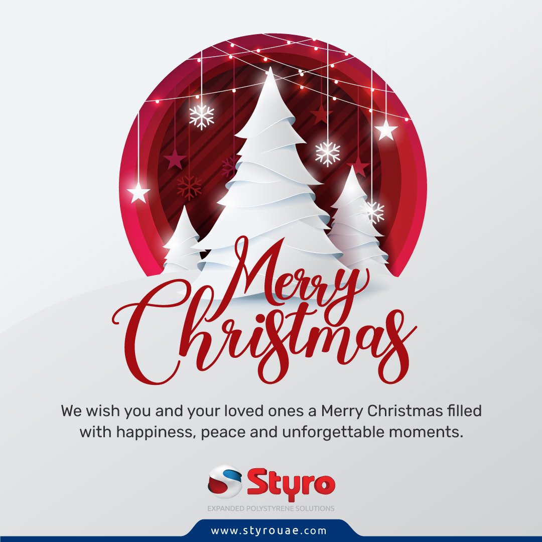 May your holidays be filled with love, laughter, and endless joy. Merry Christmas!📷
#styrouae #styro #XmasGreetings #xmaswishes