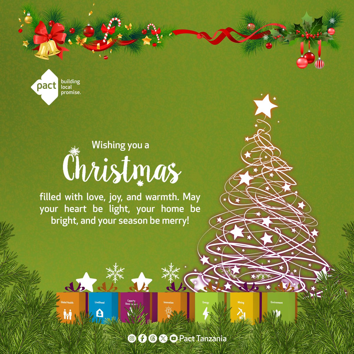 Here’s to a festive, fun-filled holiday full of peace and happiness! Merry Christmas to you and your loved ones.

#Tanzania #merrychristmas🎄 #christmas #EngagedCommunities