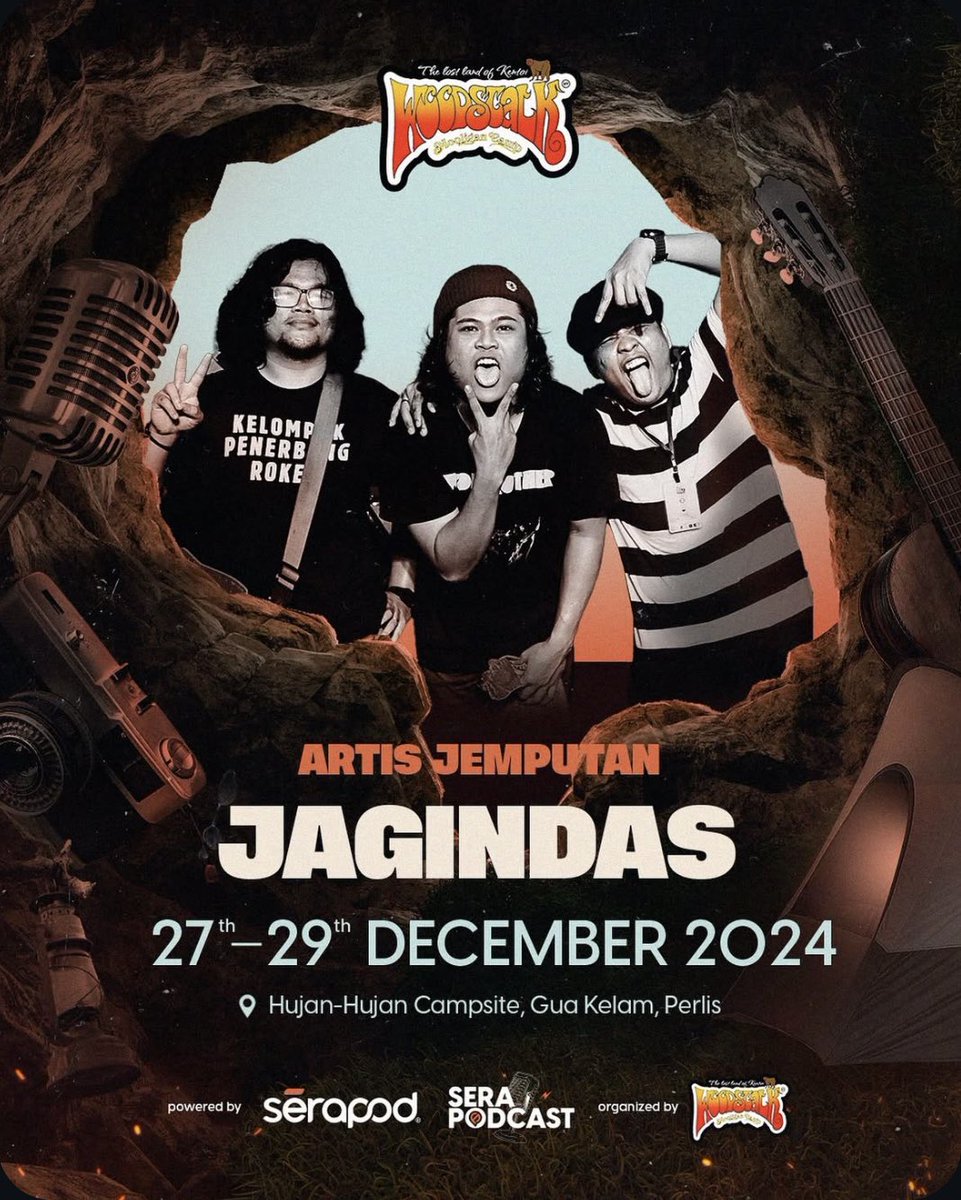 Orang Perlis jom camping sama sama jom!

Meh lepak dengan kitorang kat Woodstalk, Hujan Hujan Campsite, Gua Kelam, Perlis. Ada lagi lineup lain seperti Ramayan, Kopratasa, Ito Blues Gang dan lain lain. Tiket masuk RM35 je gais. Pm kami untuk dapatkan tiket!