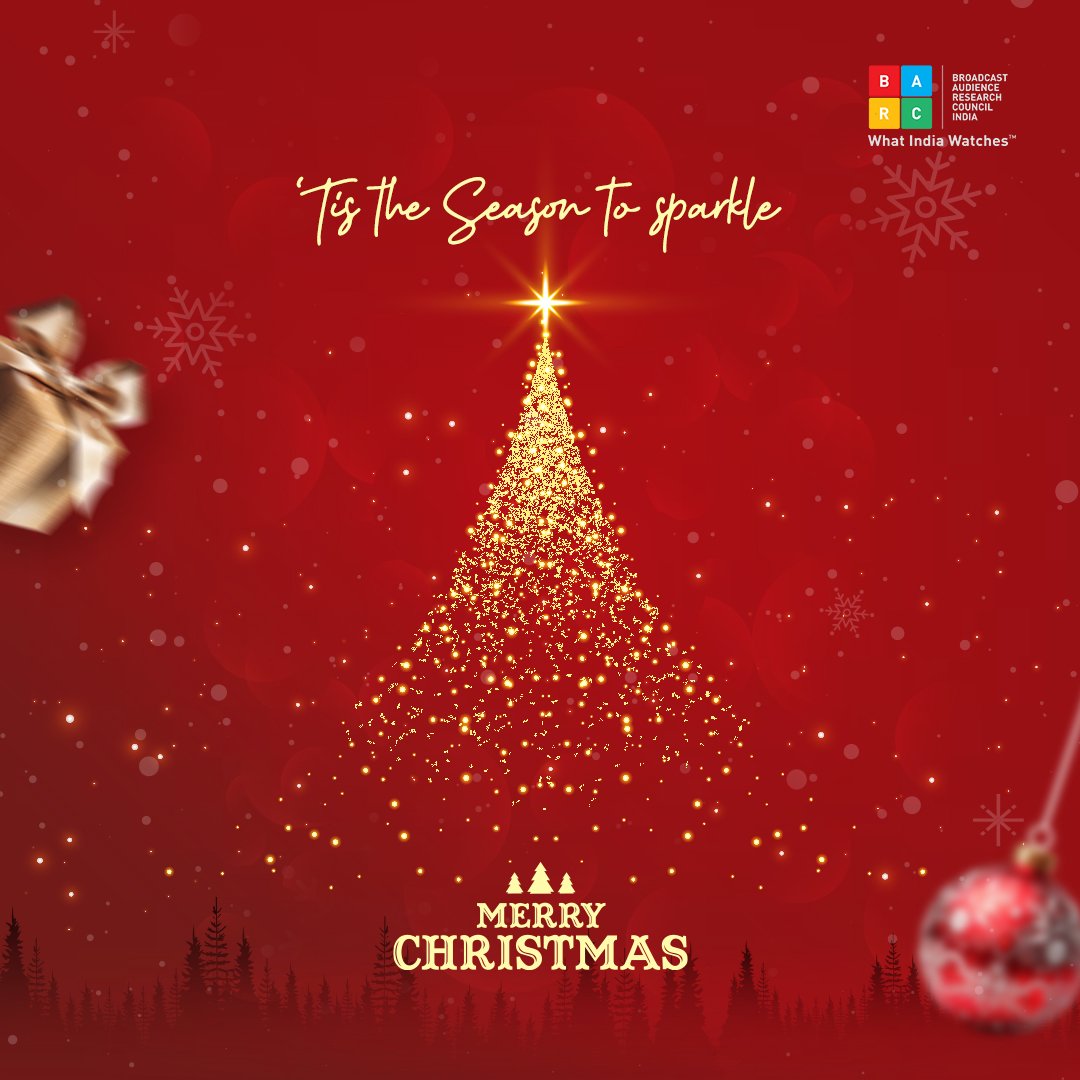 Merry Christmas from all of us at BARC India, to you and your loved ones!

#BARCIndia #WhatIndiaWatches #ChristmasDay #MerryChristmas