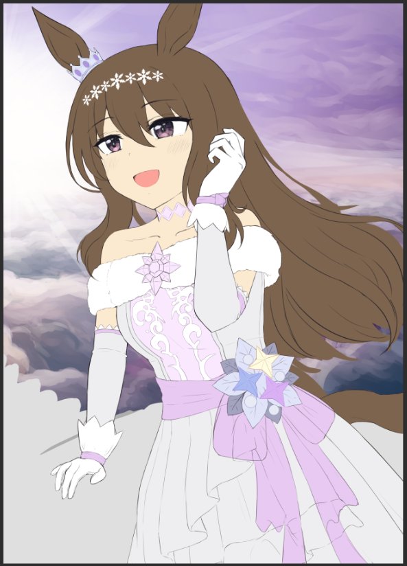 今回はこんな感じでした。
案→色ラフ→線画→色塗り

途中で描き方かえたので、レイヤーは統合してしまったため線画は残っていないですが、、、、 