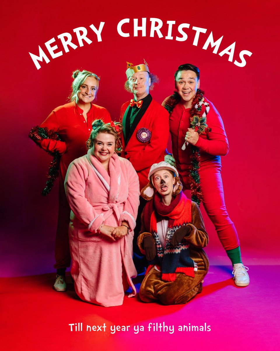 To: You ❤️❤️❤️

Merry Christmas to all our audiences, supporters and friends in Edmonton and beyond! 

From: Your silly pals at Rapid Fire Theatre