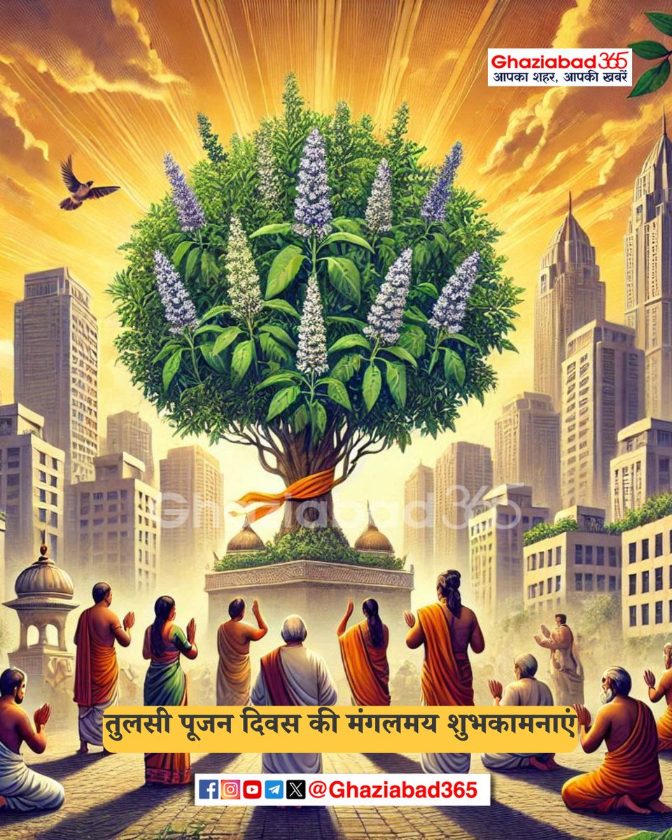 Ghaziabad365's tweet photo. तुलसी पूजन दिवस की मंगलमय शुभकामनाएं
#tulsipujan #tulsidiwas #tulsipujandiwas #tulsi #tulsipuja #tulsipooja #santshriasharamjibapu #motivationalquotes #december #santshriasharamjiashram #bhartishri #shri #bhartishriji #tulsiplant #shriji #wondertree #prernamurtishriji #prernamurti #trending #tulsivivah #festival #gaumata #instathought #thoughts #quote #love #life #lifequotes #guru #instagram #sanatandharma #hindu #hinduism #india #hindutva #bjp #ram #krishna #jaishreeram #mahadev #narendramodi #bharat #rss #sanatani #sanatan #instagram #shiva #harharmahadev #hanuman