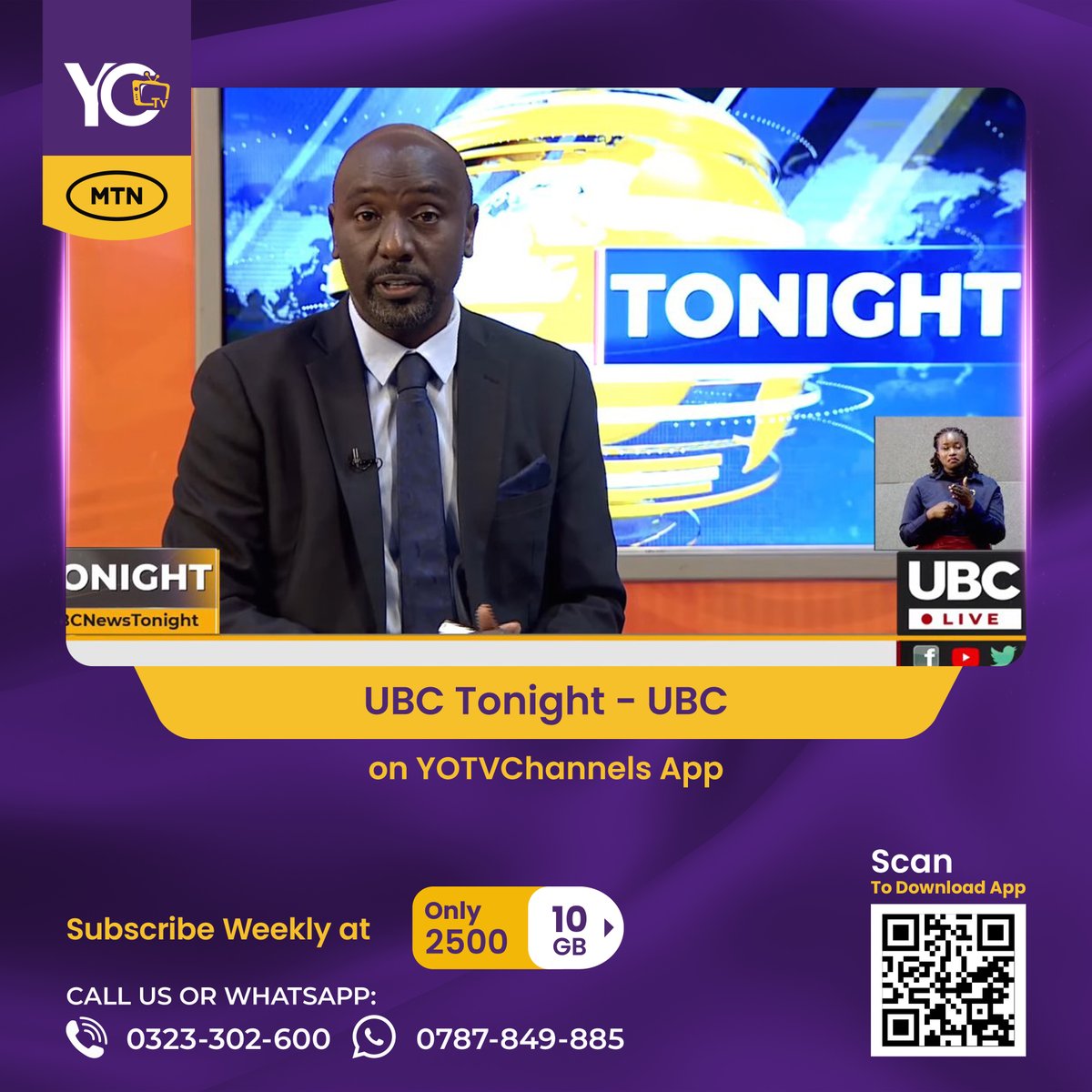 YOTVChannels App (@yotvchannelsug) on Twitter photo 📰 UBC News at 7 PM! 🚨
Get the latest headlines and updates LIVE on the YOTV Channels App! Tune in at 7 PM sharp—stay informed, stay ahead! 🌟
watch here:watch.yotvchannels.com/tv/player/3
NEW SUBSCRIBERS QUALIFY FOR 1.5GB MTN DATA <a href="/mtnug/">MTN Uganda</a> @ubc_ug @yotvchannels_app 📰 UBC News at 7 PM! 🚨
Get the latest headlines and updates LIVE on the YOTV Channels App! Tune in at 7 PM sharp—stay informed, stay ahead! 🌟
watch here:watch.yotvchannels.com/tv/player/3
NEW SUBSCRIBERS QUALIFY FOR 1.5GB MTN DATA <a href="/mtnug/">MTN Uganda</a> @ubc_ug @yotvchannels_app