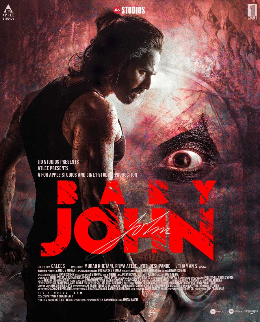 BABY JOHN REVIEW - A Riveting Blend of Action, Emotions and Entertainment ⭐️⭐️⭐️⭐️

‘BABY JOHN’ is a cinematic rollercoaster that blends explosive action with heartfelt emotion. Varun Dhawan delivers a career-defining performance, switching effortlessly between intensity and