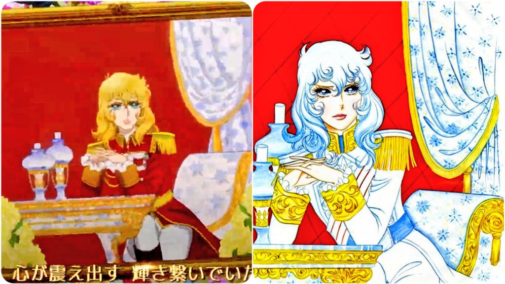 Sanjuktaartist's tweet photo. I love how they used Ikeda's arts in the opening. 🤩🤩🤩🤩
#roseofversailles #mappa https://t.co/62gYu5Olso
