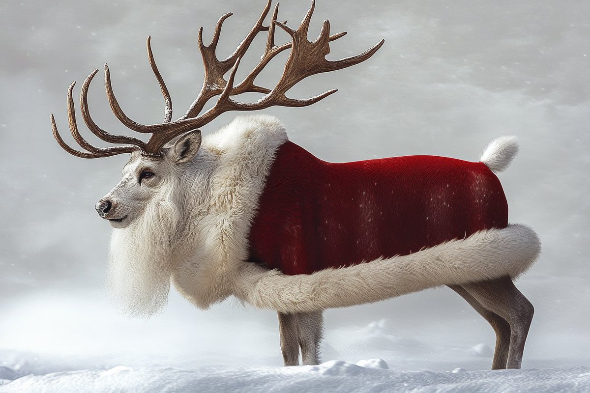 daichshunds's tweet photo. Little-known Fake Fact (#aiiFF):
Reindeer have their own Santa Claus https://t.co/HhM8AW4KJ3