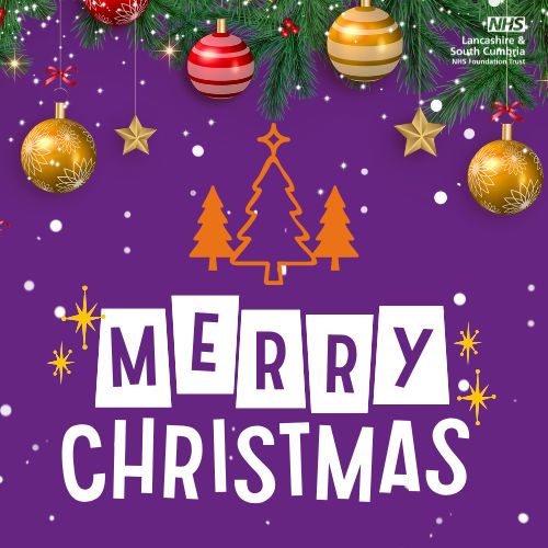 Lancashire & South Cumbria NHS Foundation Trust (@wearelscft) on Twitter photo On behalf of LSCft, we would like to wish you all a Merry Christmas! 🎅
Whether you are celebrating or not, we hope you get to spend some quality downtime with loved ones. On behalf of LSCft, we would like to wish you all a Merry Christmas! 🎅
Whether you are celebrating or not, we hope you get to spend some quality downtime with loved ones.