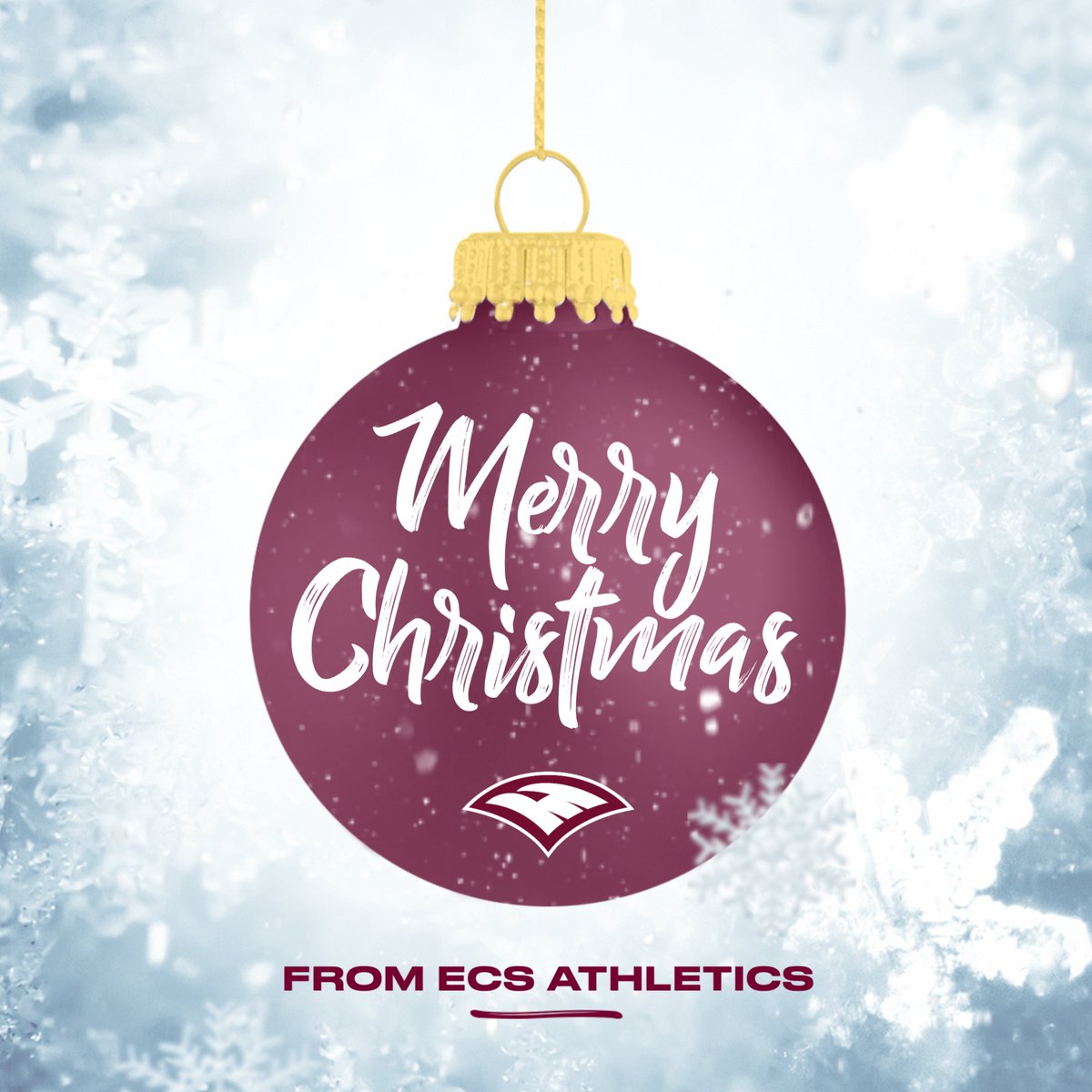 Glory to God in the highest, and on earth peace, goodwill toward men. 🎶🎄 From the ECS Athletics family to yours, have a blessed and Merry Christmas!