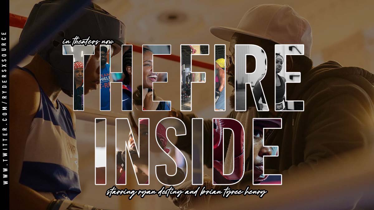 rydersxsource's tweet image. •—/ 🎬 • ‘The Fire Inside’ starring @RyanDestiny and Brian Tyree Henry is officially out in theaters today! 🥊🤎 •

— Take your family or friends to see this amazing film! ✨

Get tickets: amzn.to/3DsrhaX