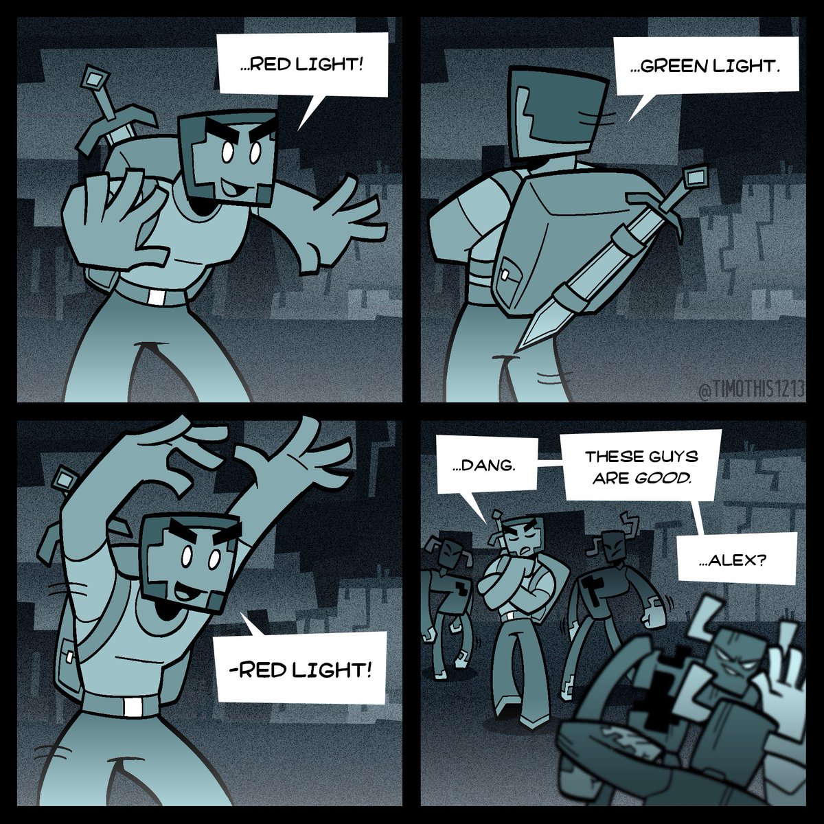 Timothis1213's tweet image. A Walk in the Garden

#minecraftfanart #minecraftcomic