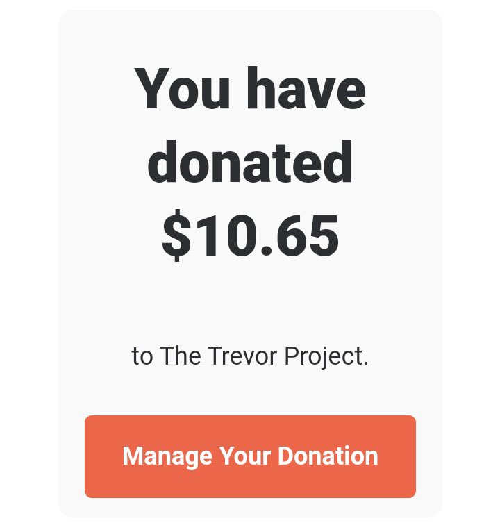 Priscilla Soares ๐ฉท๐๐ (@priscila_parker) on Twitter photo So I made a donation for the <a href="/TrevorProject/">The Trevor Project</a> for #AllIWantForChristmasIsLou and thanks to the Bucktommy nation for being an amazing fandom Iโve met a lot of incredible people this year thanks to it. Happy Holidays yall ๐๐ So I made a donation for the <a href="/TrevorProject/">The Trevor Project</a> for #AllIWantForChristmasIsLou and thanks to the Bucktommy nation for being an amazing fandom Iโve met a lot of incredible people this year thanks to it. Happy Holidays yall ๐๐