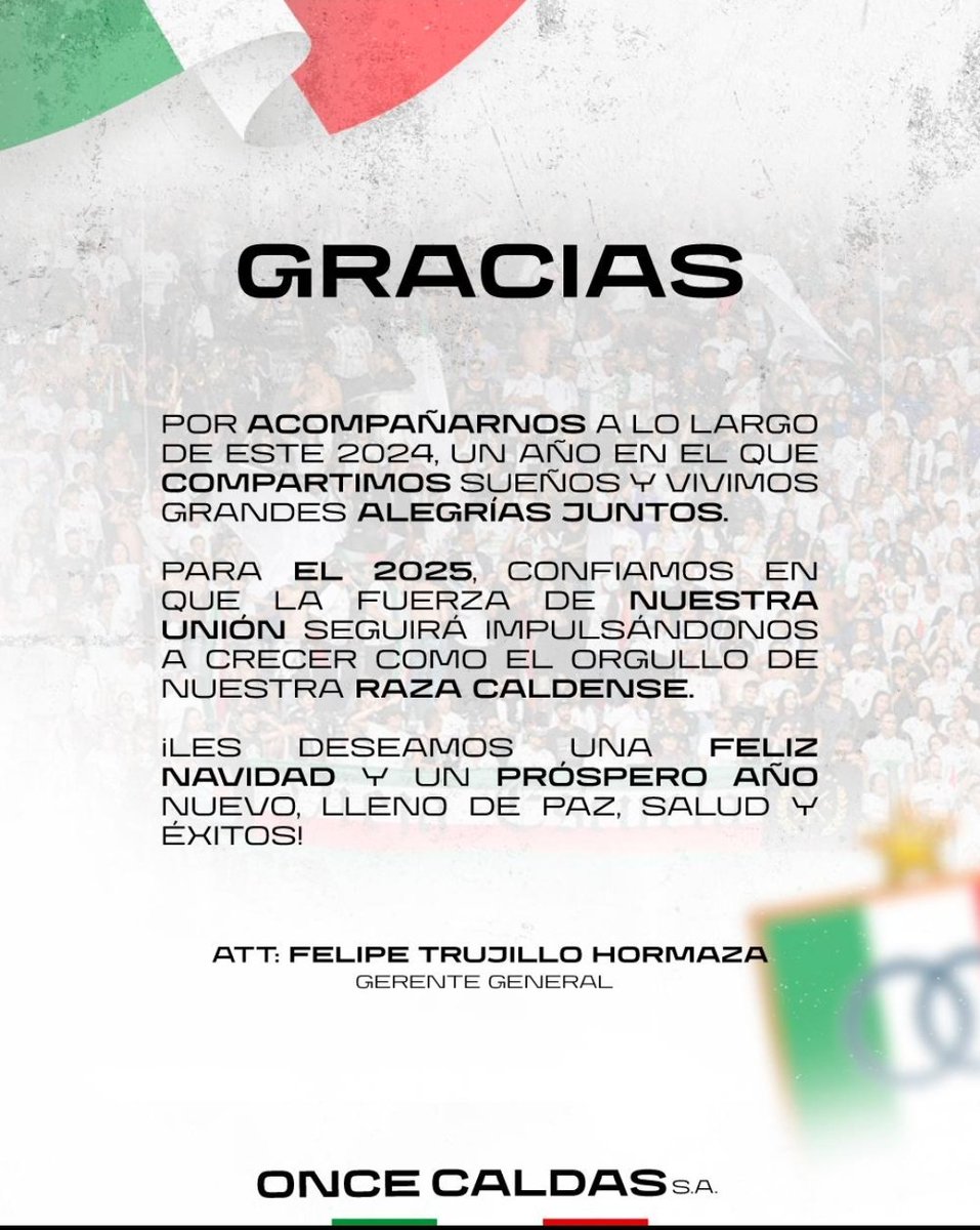 Feliz Navidad para toda la familia Blanca, gracias por soñar este 2024 con nosotros.