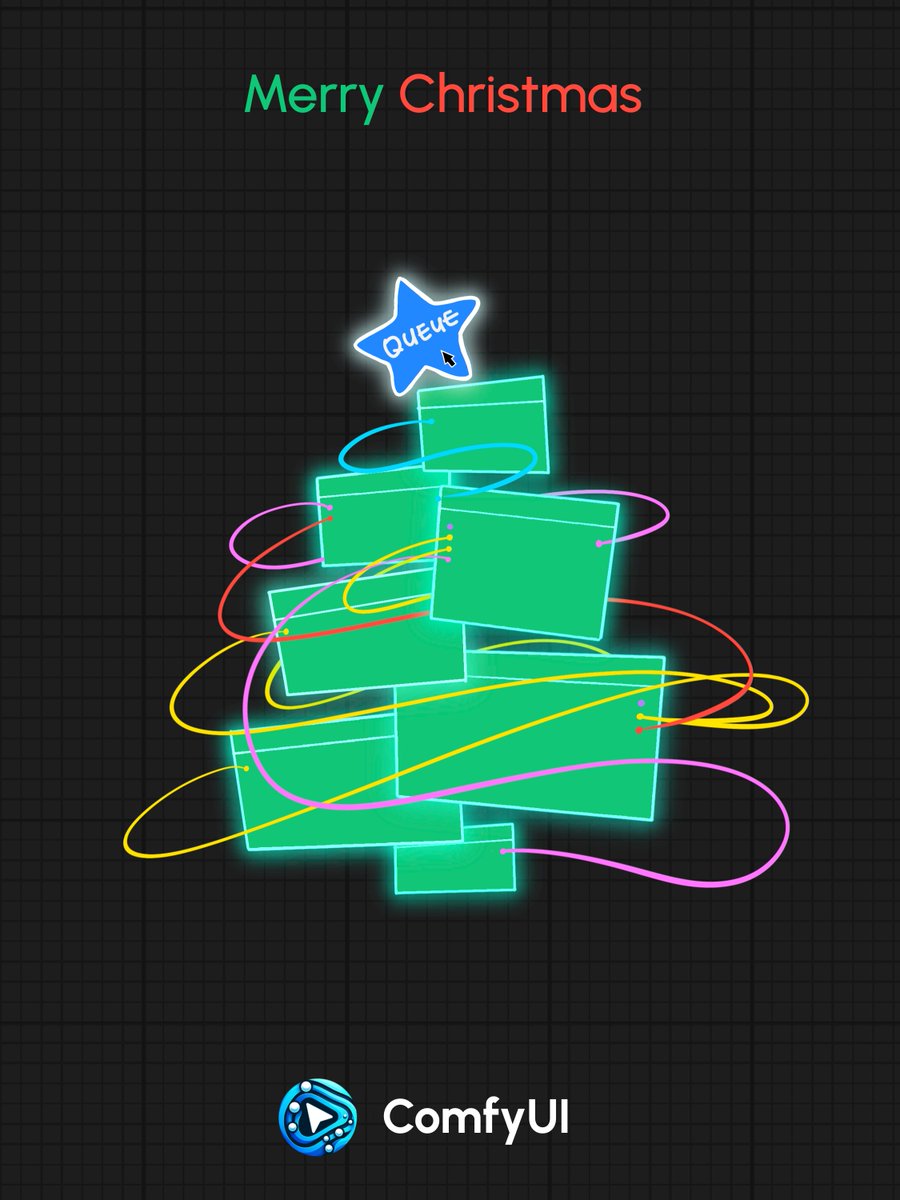 ComfyUI's tweet photo. 🎄 What to generate today?

by @jojodecayz https://t.co/ajIKTfaIlh