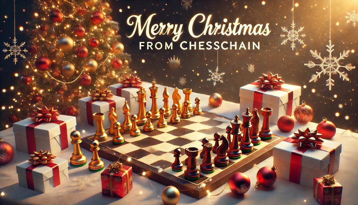 chess_chain's tweet image. 🎄✨ Wishing you a checkmate of joy and success this holiday season!
Merry Christmas from all of us at ChessChain! ♟️🎁
Here’s to a season filled with strategy, fun, and celebration!

#ChessChain #MerryChristmas #ChessHoliday