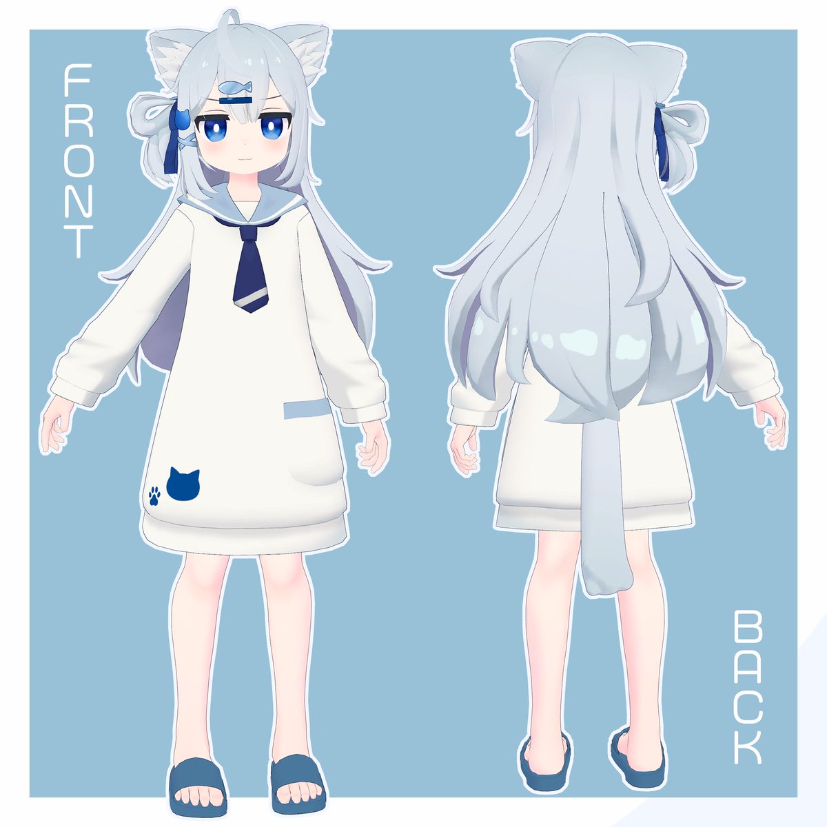 omoti_nekoVR's tweet photo. ✧₊⁺―――――――――――――――⁺₊✧
　  オリジナル3Dモデル『ねぼすけ』
　  発売決定！
✧₊⁺―――――――――――――――⁺₊✧

🩵発売予定日🩵
2025/1/10 0:00∼(JST)

📢【発売記念セール】も予定しています✨
見逃さないように「スキ！」してね🐱
https://t.co/NRC6bTi21m
#VRChat #booth_pm https://t.co/QoHpJpjN5m