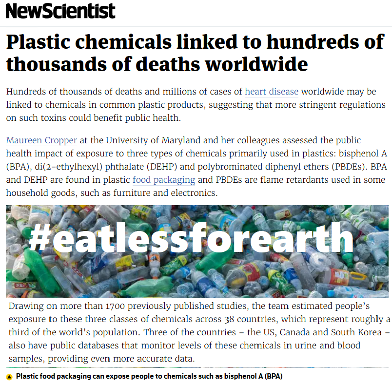 eatlessforearth's tweet photo. Eating less plastic means reducing health risks.

#eatlessforearth #climatechange #plastics #ClimateCrisis https://t.co/j5Q5oSGA3U