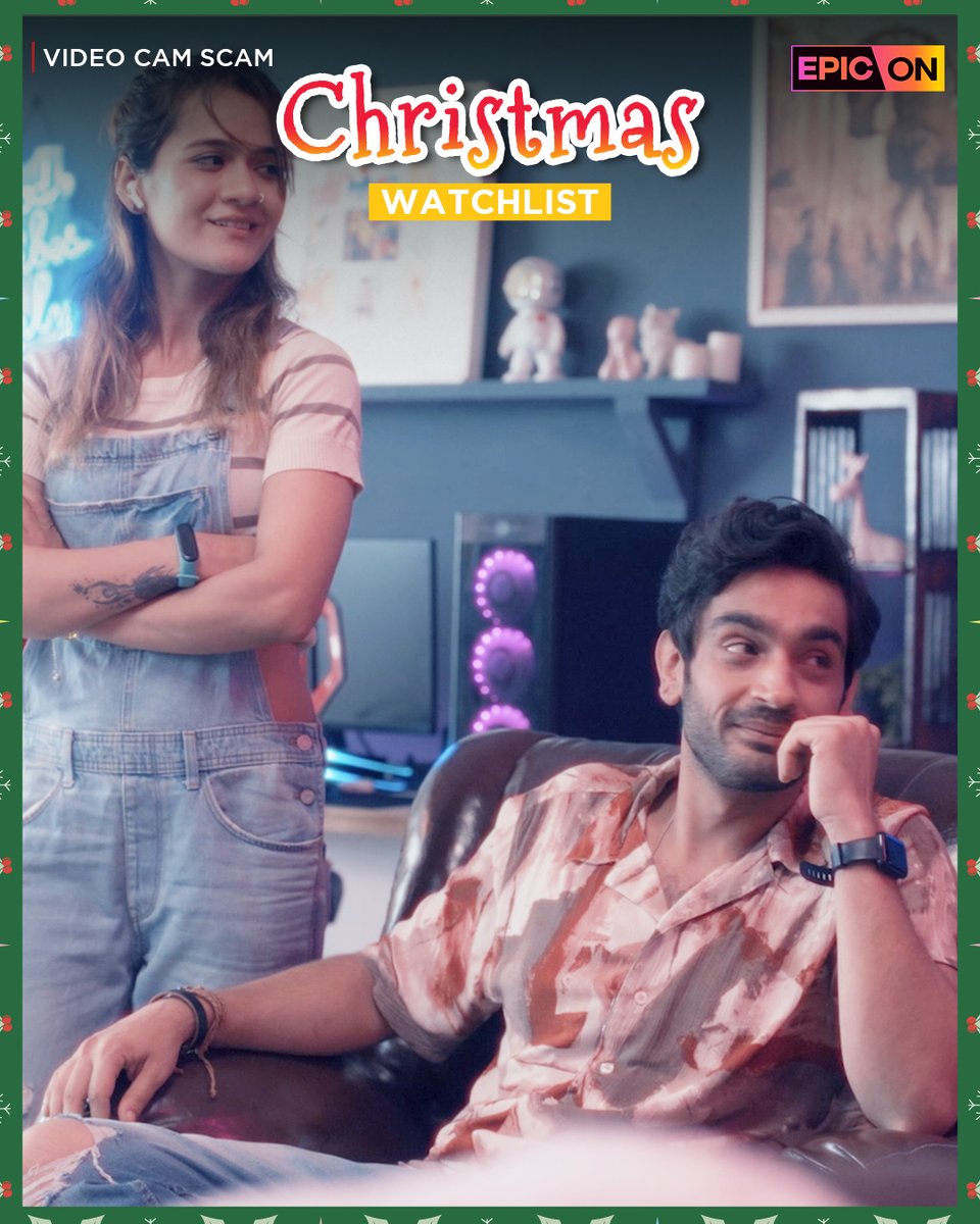 theepicon's tweet photo. Your Christmas watchlist is here!
Grab your popcorn and binge watch.
#epicon #tatlubaaz #videocamscam #plot1by2 #bluetickverified #dheerajdhoopar #kunjanand #aaradhnasharma #parulgulati #nishantmalkhani #watchnow #watchonepicon https://t.co/wV6gdvWO5i