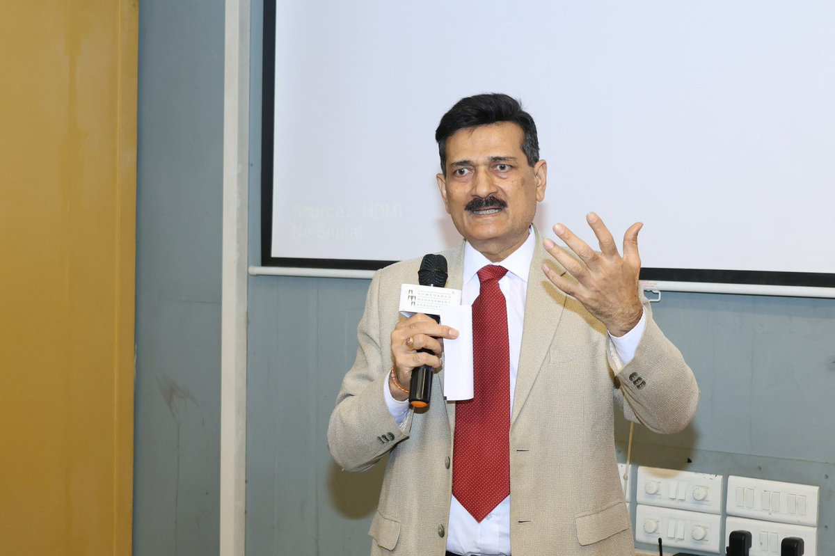 itfindia24's tweet photo. On #NationalConsumersDay, glad to part of talk on 

"Consumer Protection and Safety – Past, Present, and Future” 

in august presence of Prof @bejonmisra, @sbdangayach, Dr. Anindita Mehta CERC, Gujarat Dr. @hemantkoshia  #FDCA #Gujarat and other dignitaries at @ama_ahmedabad. https://t.co/y3WWtmo4UN
