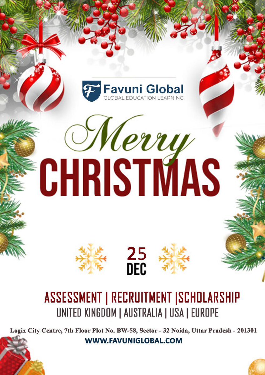 Wayfinderer's tweet image. Seasons Greetings! Have a safe and happy holiday season. Favuni Global Wishing you a Merry Christmas &amp;amp; Happy New Year!
favuniglobal.com