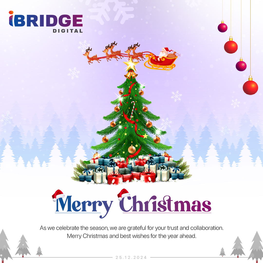 digital_ibridge's tweet photo. May the magic of Christmas fill your heart with joy and gladden your spirit! ๐๐
๐ผ
Wishing you all the best this festive season!
#iBridgeDigital #iBridge #Christmas๐ #MerryChristmas #Gratitude #FestiveJoy #Innovation #HolidaySeason #ChristmasLights๐
#JingleBells \#JesusIsBorn https://t.co/GnovB42GAm