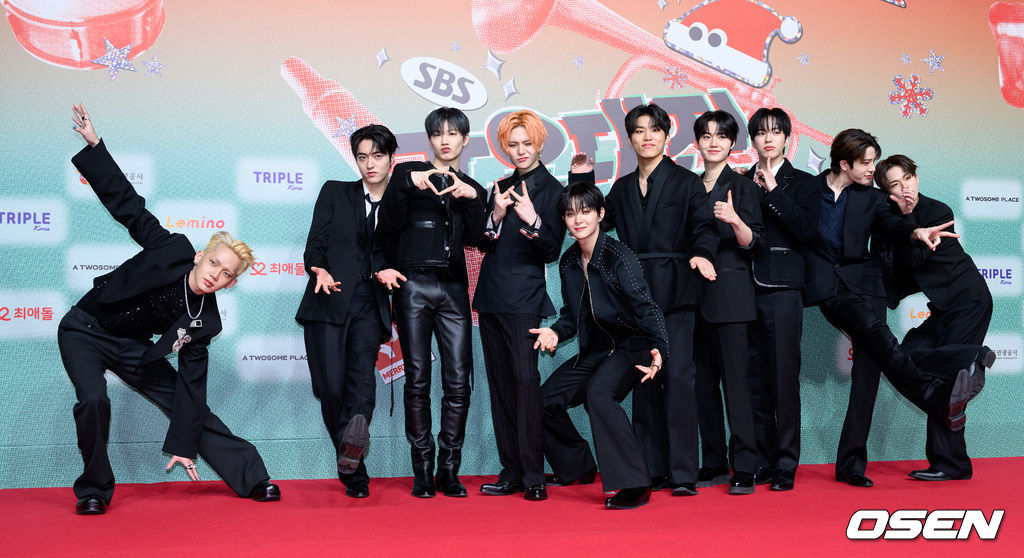 viraltakes's tweet image. TREASURE at 2024 SBS Gayo Daejeon.