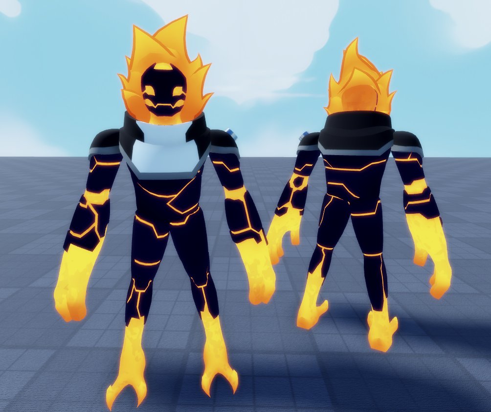 11 months have passed, new Heatblast model for Omni Unleashed. (<a href="/NaferNightmare/">Nafer</a> didnt gave me permission to post a different alien sadly.)

This model has been already been shown in one of its cutscenes but heres a better look at it.
Merry Christmas!!☃️
#ROBLOX #ben10 #RobloxDev