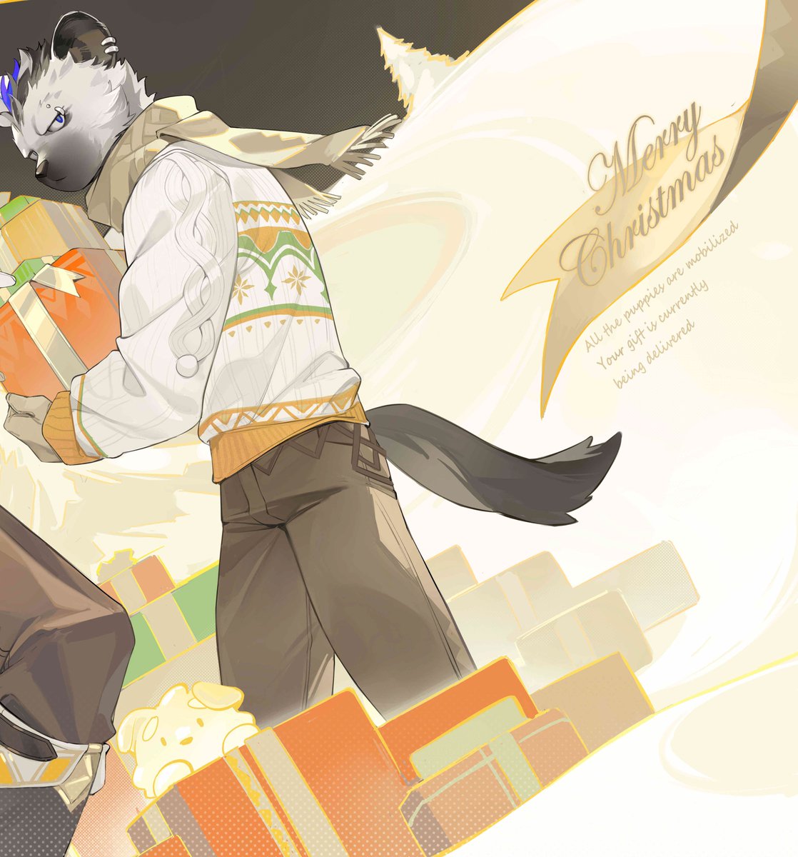 ❄️🍎🎁🌲🌟🐕
#明日方舟 #HUNG #吽 #斑点 #Arknights #アークナイツ