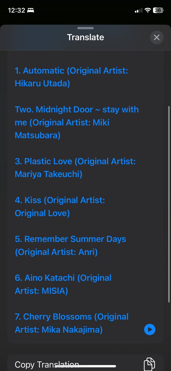 adto2pm's tweet photo. oooh looks like these are the songs he’ll be covering https://t.co/B6CzjkTbCk