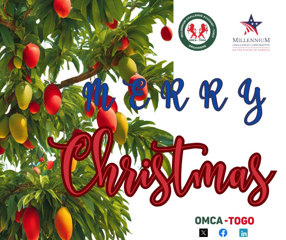 Que Noël soit une source de lumière et de bonheur dans vos foyers, familles et entreprises.

L'<a href="/OmcaTogo/">OMCA TOGO</a> vous souhaite de passer des moments inoubliables.

#noel2024