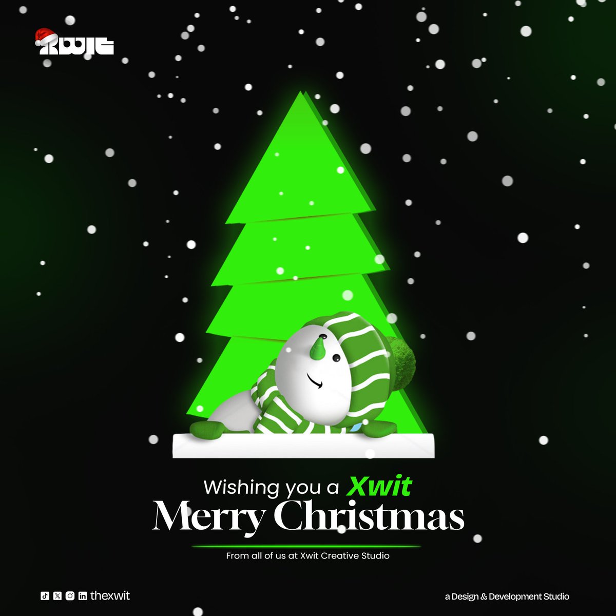 TheXwit's tweet photo. 🎄 Wishing you a Xwit Merry Christmas! May your holidays be filled with joy, love, and creativity. 🌟✨

 #MerryChristmas #XwitStudio #DesignWithHeart https://t.co/zZM10vZu5Y